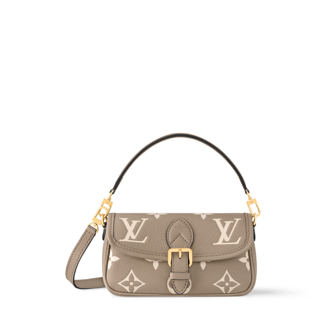 Nano Diane Bicolor Monogram Empreinte Leather - Women - Small